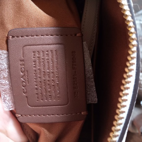 Coach Rowan Satchel - White pebbled leather - Picture 10 of 11